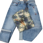 Tommy hillfiger light wash+shirt
