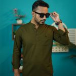 Katoa Indian Cotton Olive Colour